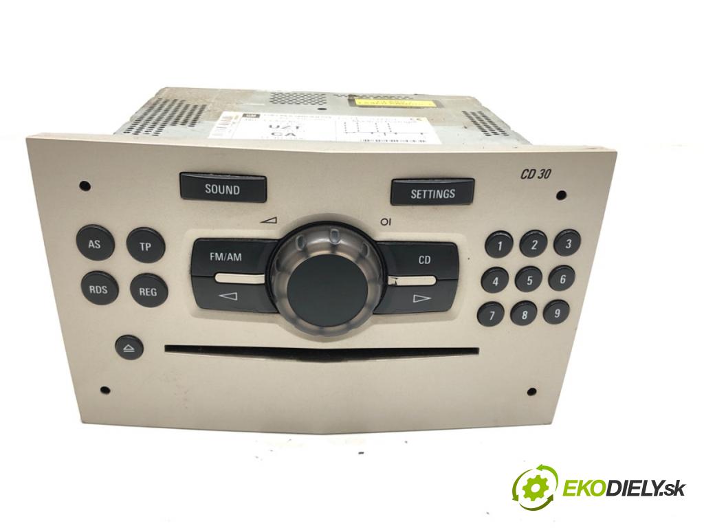 OPEL CORSA D (S07) 2006 - 2014    1.2 (L08, L68) 59 kW [80 KM] benzyna 2006 - 2014  RADIO 13262382 (Audio zariadenie)