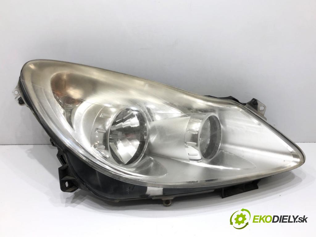 OPEL CORSA D liftback 2008 59 kW 1.2 (L08, L68) 1229 světlomet pravý přední část 13186384