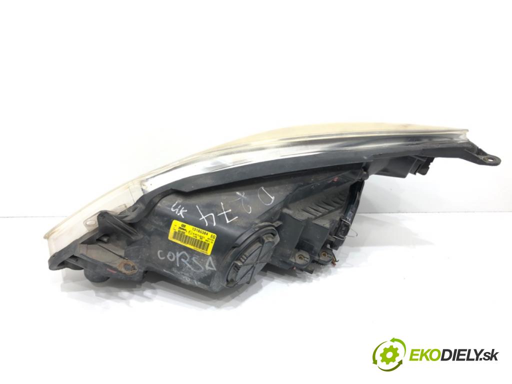 OPEL CORSA D liftback 2008 59 kW 1.2 (L08, L68) 1229 světlomet pravý přední část 13186384