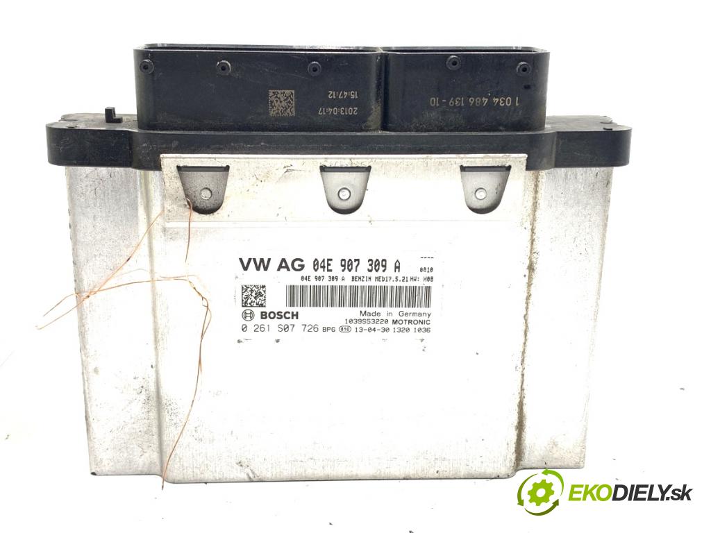 VW GOLF VII (5G1, BQ1, BE1, BE2) 2012 - 2022    1.4 TSI 90 kW [122 KM] benzyna 2012 - 2022  riadiaca jednotka Motor 04E907309A (Riadiaca jednotka)