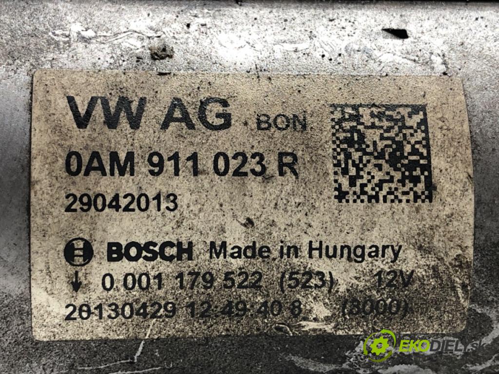 VW GOLF VII (5G1, BQ1, BE1, BE2) 2012 - 2022    1.4 TSI 90 kW [122 KM] benzyna 2012 - 2022  Štartér 0AM911023R (Štartér)
