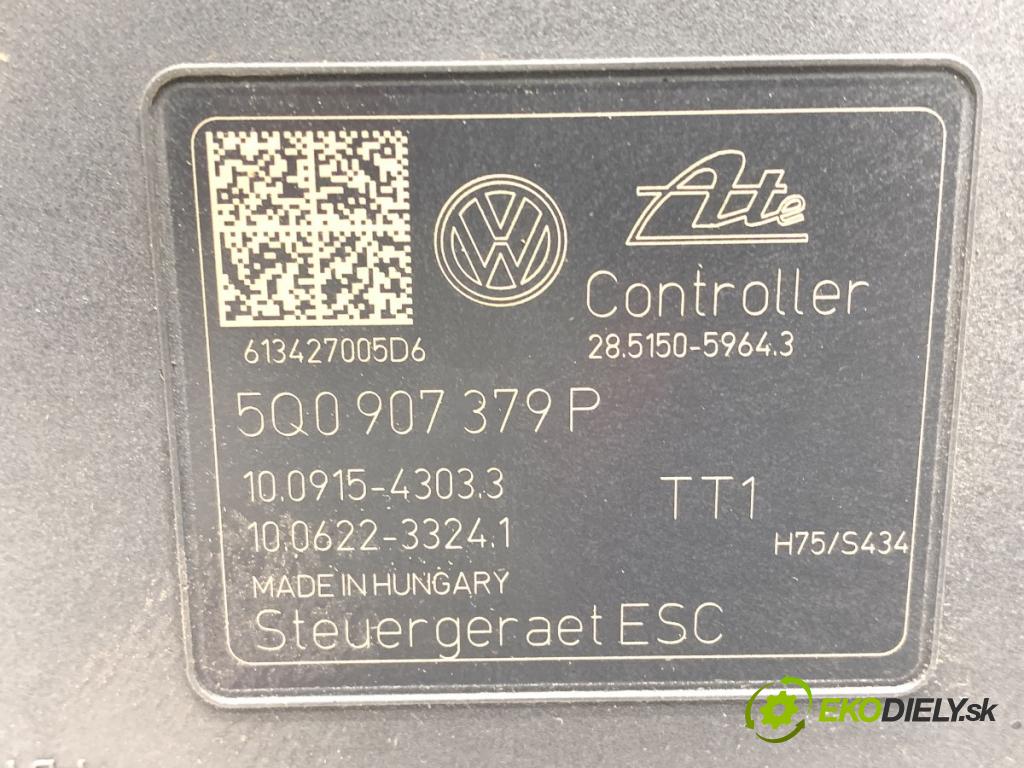 VW GOLF VII (5G1, BQ1, BE1, BE2) 2012 - 2022    1.4 TSI 90 kW [122 KM] benzyna 2012 - 2022  Pumpa ABS 5Q0614517N (Pumpa ABS)