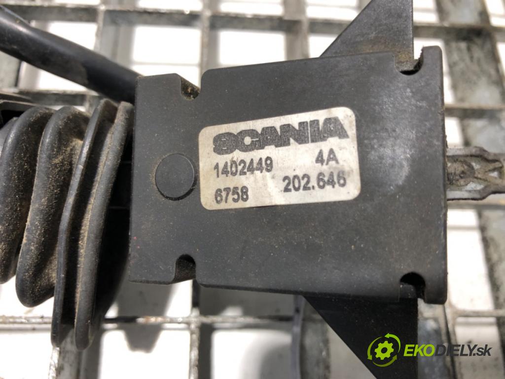SCANIA 4 - series 1995 - 2008    114 C/330  Prepínač smeroviek 1402449 (Prepínacie páčky pod volantom)