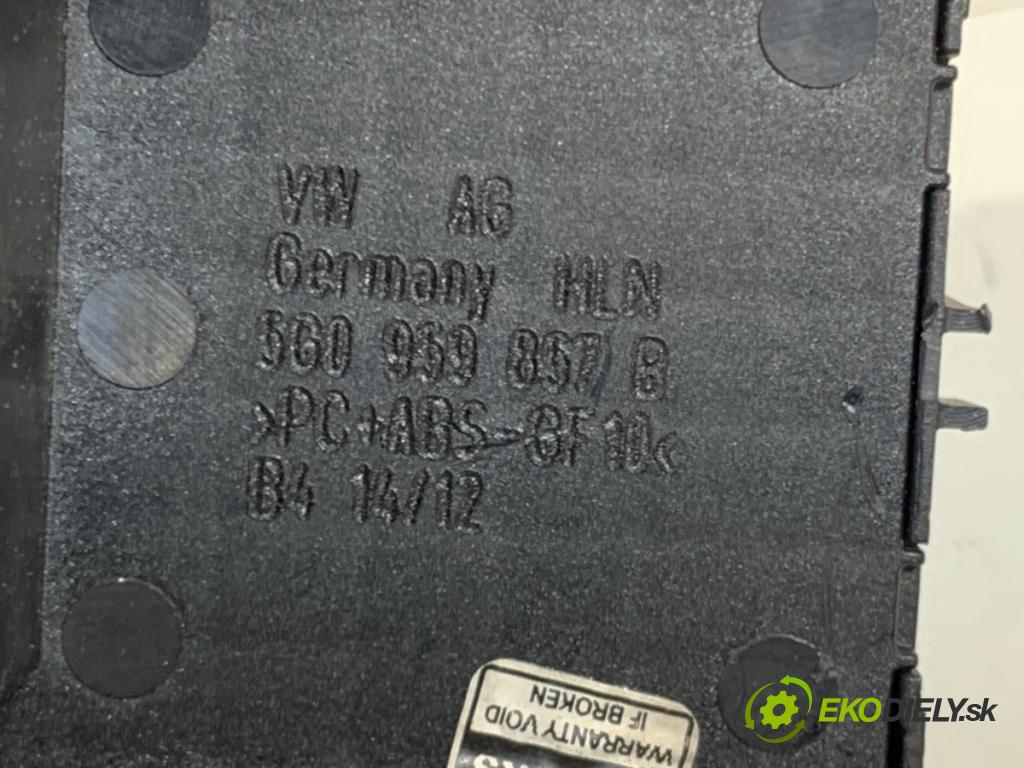 VW GOLF VII Variant (BA5, BV5) 2013 - 2022    1.6 TDI 81 kW [110 KM] olej napędowy 2013 - 2017  Prepínač okien 5G0959857B (Prepínacie páčky pod volantom)