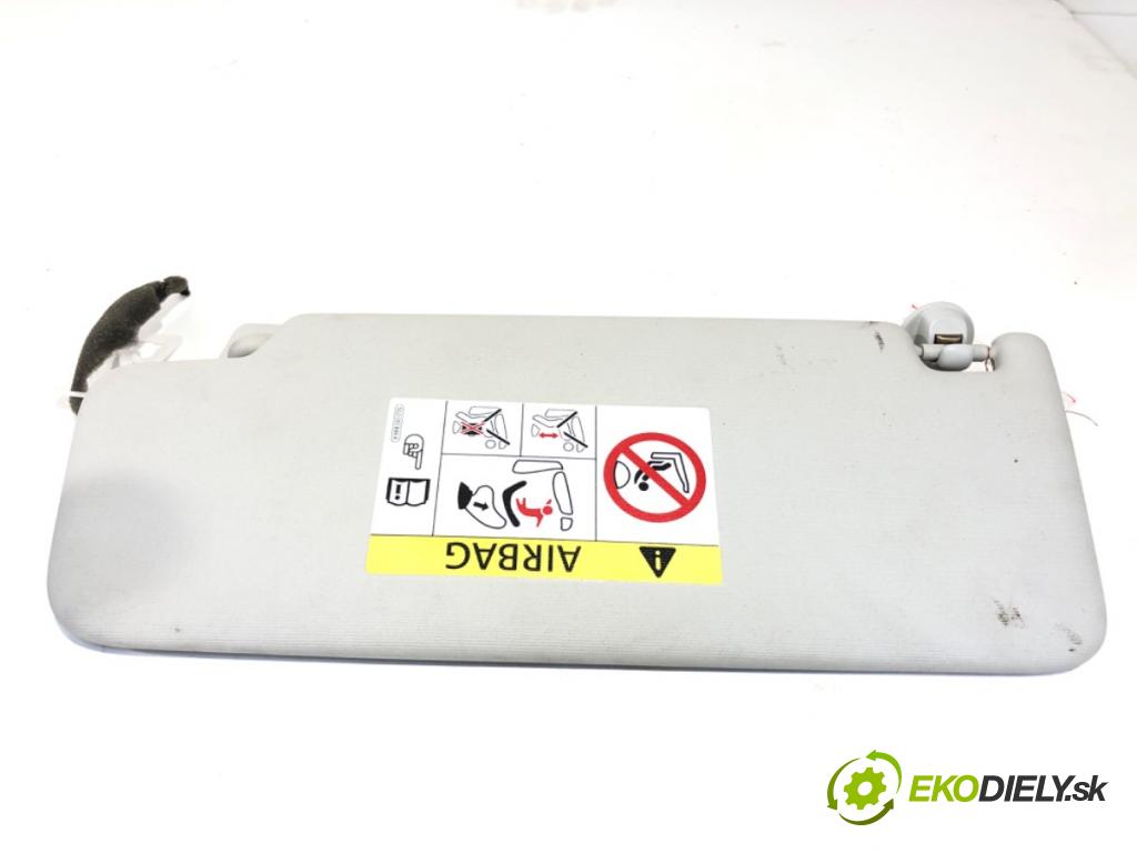 VW GOLF VII Variant (BA5, BV5) 2013 - 2022    1.6 TDI 81 kW [110 KM] olej napędowy 2013 - 2017  Clona slnečná pravy 5G0857552CJ