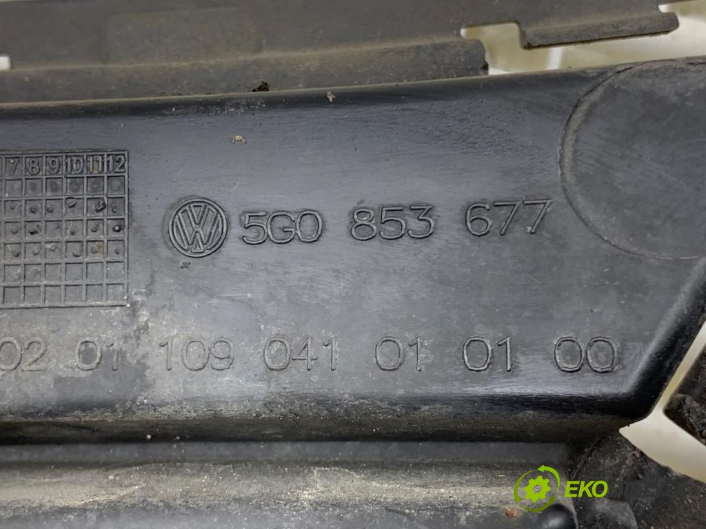 VW GOLF VII Variant (BA5, BV5) 2013 - 2022    1.6 TDI 81 kW [110 KM] olej napędowy 2013 - 2017  mří nárazníka přední část 5G0853677 (Mřížky (masky) chladičů)