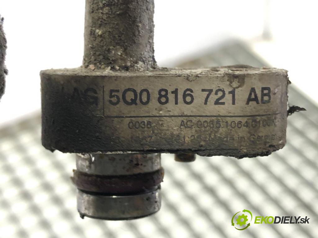 VW GOLF VII Variant (BA5, BV5) 2013 - 2022    1.6 TDI 81 kW [110 KM] olej napędowy 2013 - 2017  rúrka klimatizácie 5Q0816721AB (Rúrka klimatizácie)