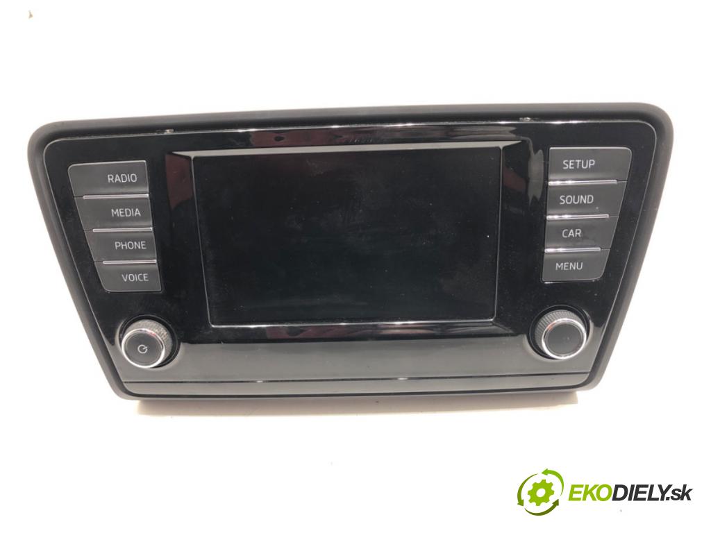 SKODA OCTAVIA III Combi (5E5, 5E6) 2012 - 2022    1.6 TDI 81 kW [110 KM] olej napędowy 2013 - 2022  Dislpej 5E0919605H (Prístrojová doska, displej)