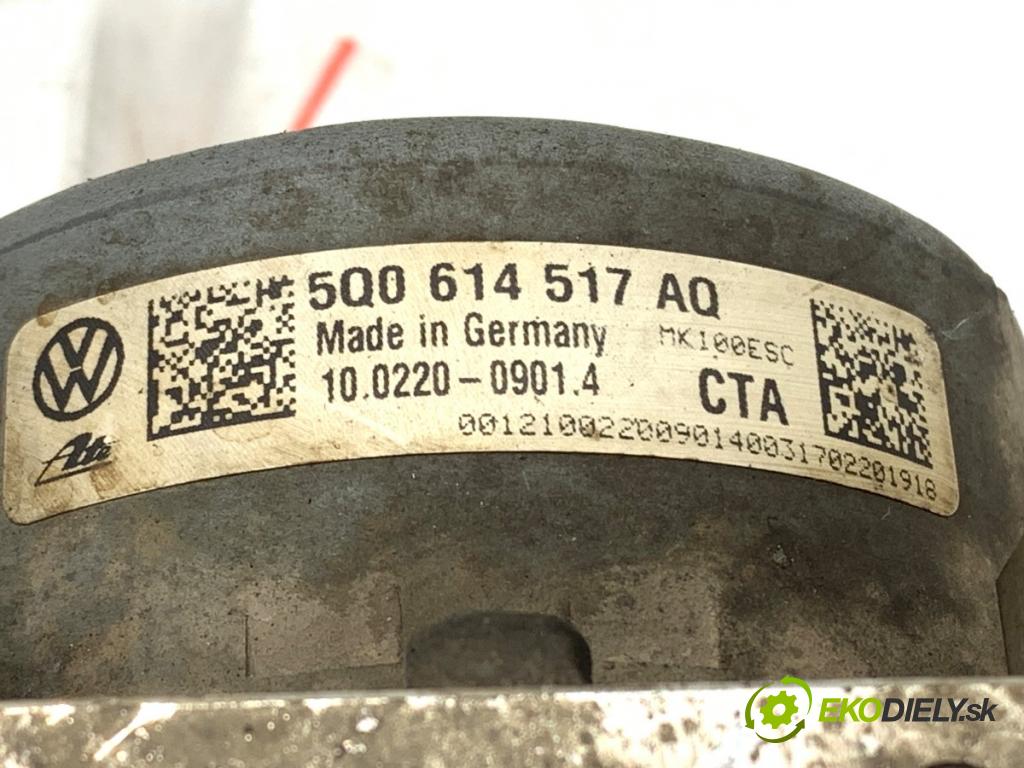 SKODA OCTAVIA III Combi (5E5, 5E6) 2012 - 2022    1.6 TDI 81 kW [110 KM] olej napędowy 2013 - 2022  Pumpa ABS 5Q0614517AQ (Pumpa ABS)