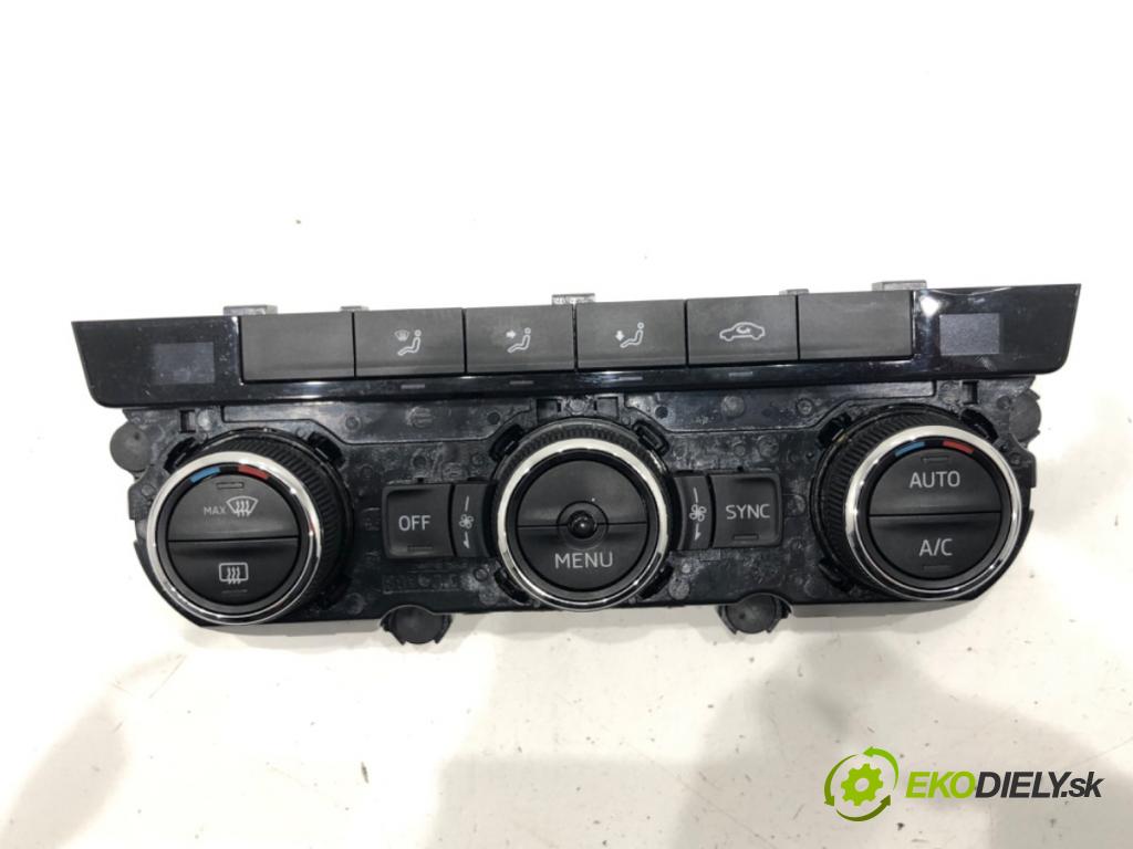 SKODA OCTAVIA III Combi (5E5, 5E6) 2012 - 2022    1.6 TDI 81 kW [110 KM] olej napędowy 2013 - 2022  Panel ovládania kúrenia 5E0907044AB (Prepínacie páčky pod volantom)