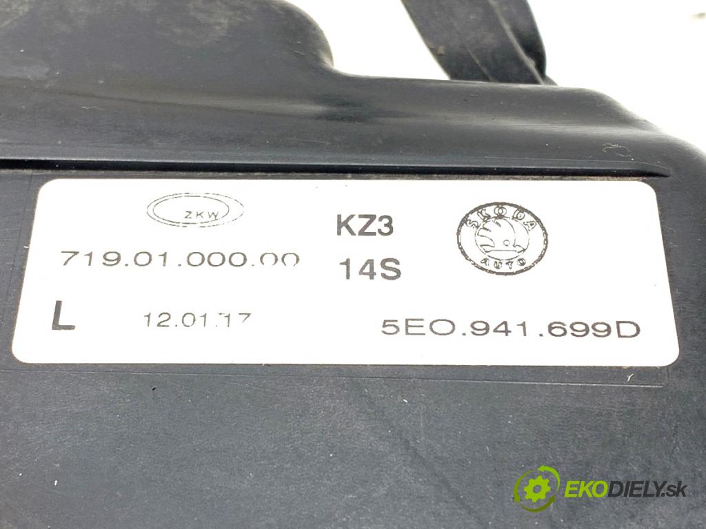 SKODA OCTAVIA III Combi (5E5, 5E6) 2012 - 2022    1.6 TDI 81 kW [110 KM] olej napędowy 2013 - 2022  hmlové svetlo, hmlovka levý přední část 5E0941699D