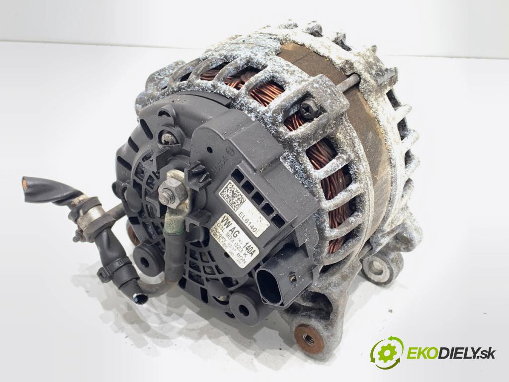 SKODA OCTAVIA III Combi (5E5, 5E6) 2012 - 2022    1.6 TDI 81 kW [110 KM] olej napędowy 2013 - 2022  Alternátor 03L903023K (Alternátor)