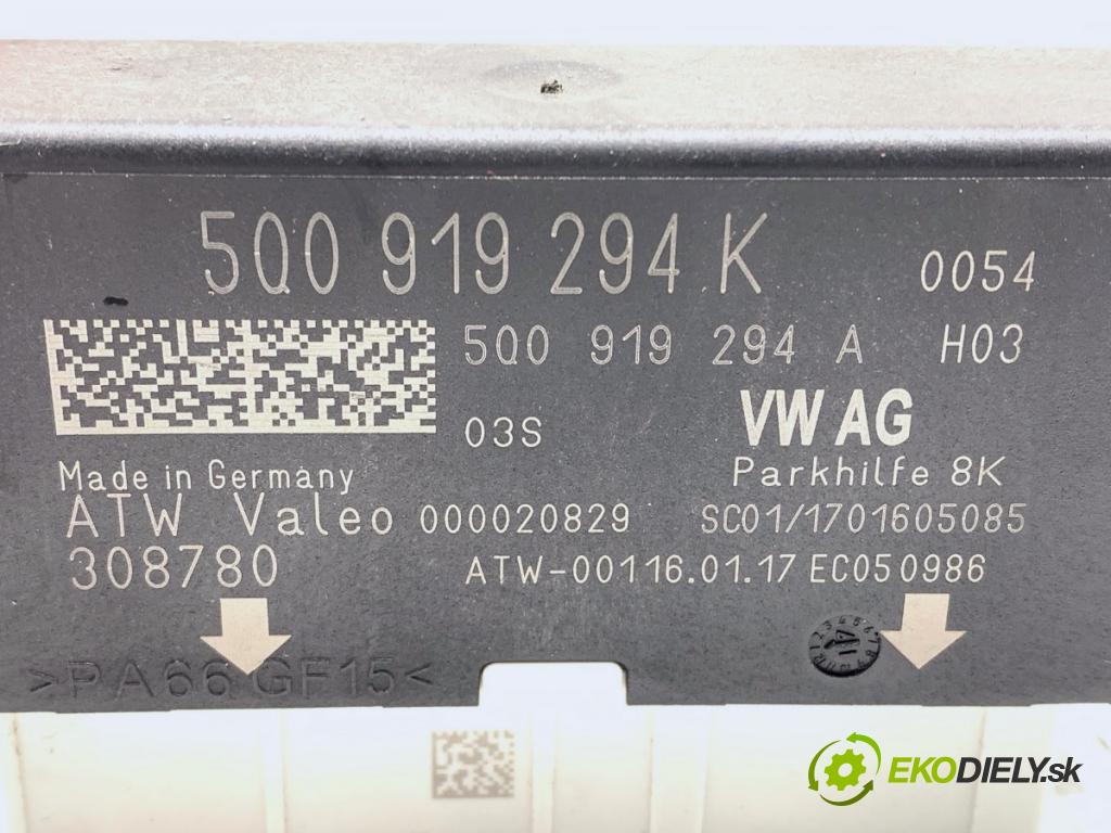 SKODA OCTAVIA III Combi (5E5, 5E6) 2012 - 2022    1.6 TDI 81 kW [110 KM] olej napędowy 2013 - 2022  modul PDC 5Q0919294K (Ostatní)