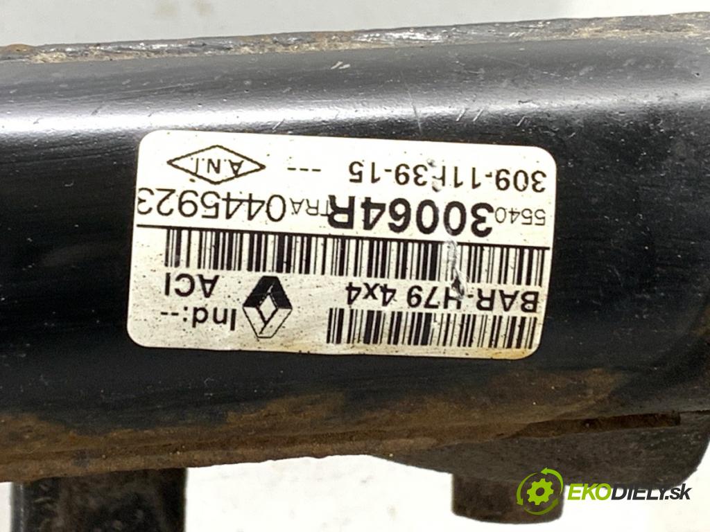 DACIA DUSTER (HS_) 2010 - 2018    1.6 SCe 115 4x4 84 kW [115 KM] benzyna 2015 - 2018  výztuha zadní část 554030064R