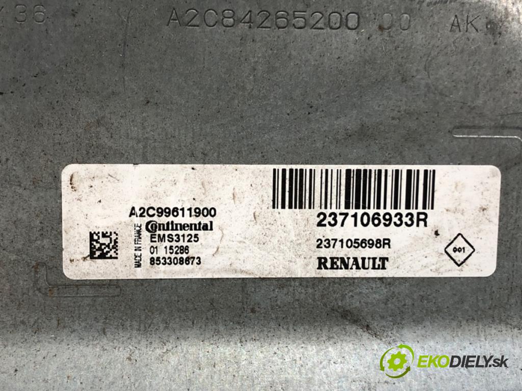 DACIA DUSTER (HS_) 2010 - 2018    1.6 SCe 115 4x4 84 kW [115 KM] benzyna 2015 - 2018  riadiaca jednotka Motor 237106933R (Riadiaca jednotka)