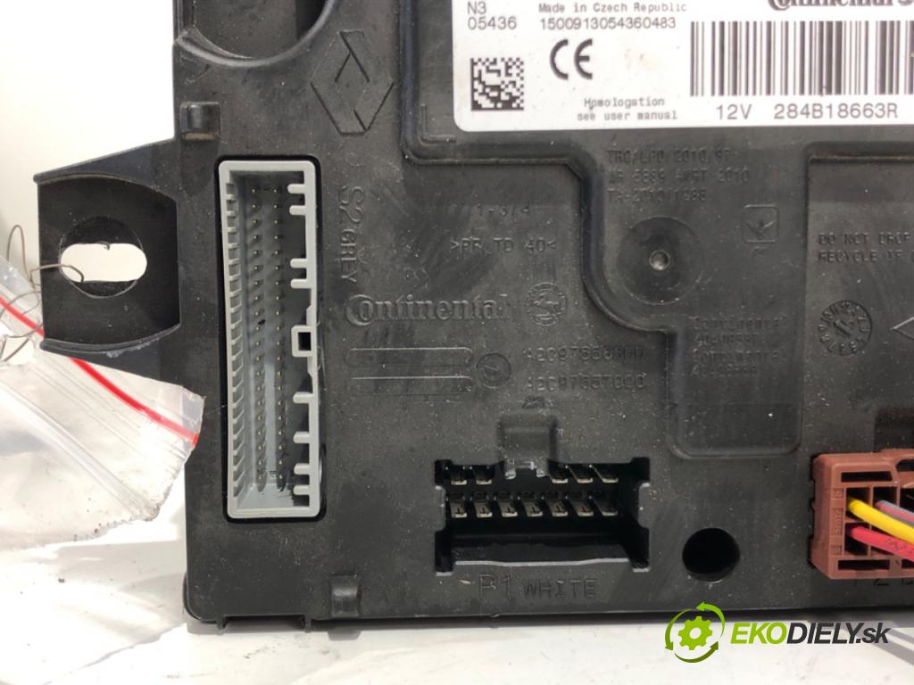 DACIA DUSTER (HS_) 2010 - 2018    1.6 SCe 115 4x4 84 kW [115 KM] benzyna 2015 - 2018  Modul BCM 284B18663R (Riadiaca jednotka ostatné)