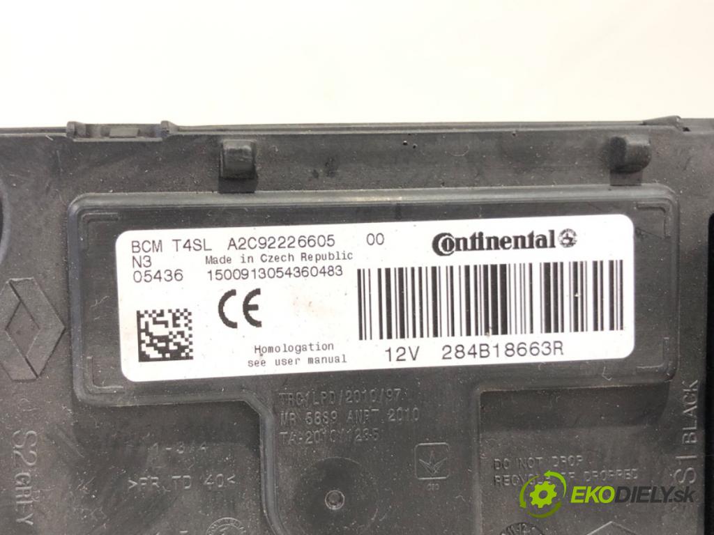 DACIA DUSTER (HS_) 2010 - 2018    1.6 SCe 115 4x4 84 kW [115 KM] benzyna 2015 - 2018  Modul BCM 284B18663R (Riadiaca jednotka ostatné)
