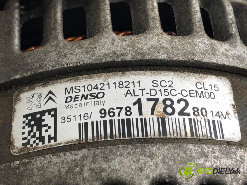 CITROEN C4 PICASSO II 2013 - 2022    1.2 THP 130 96 kW [130 KM] benzyna 2014 - 2022  Alternátor 9678178280 (Alternátor)