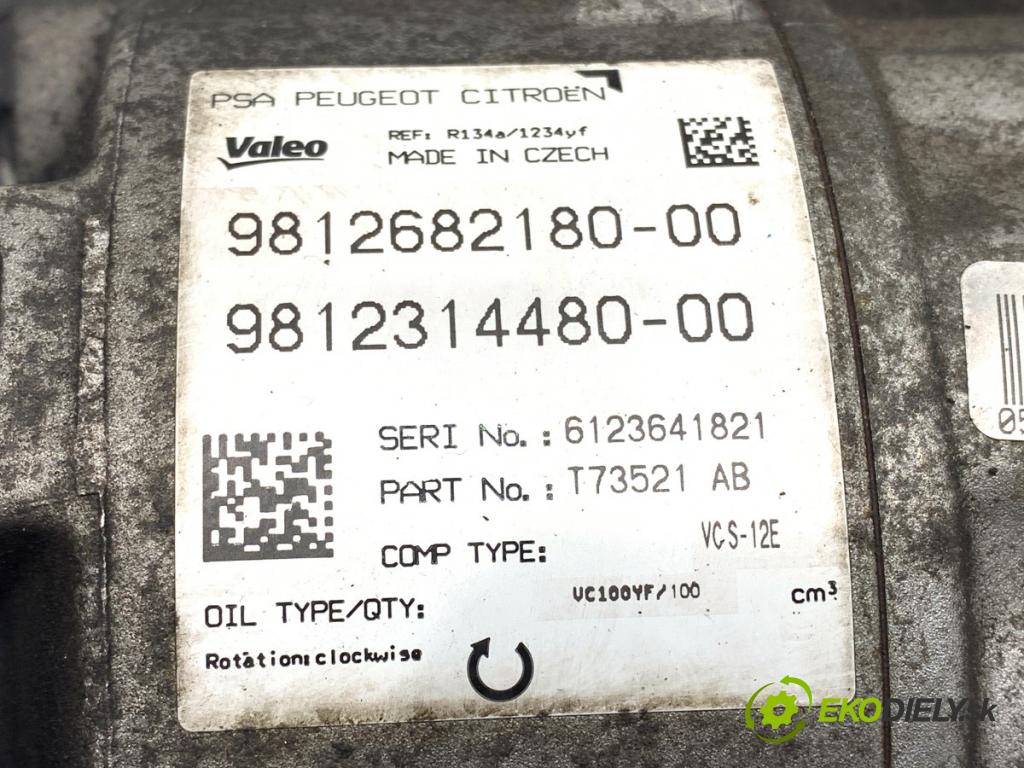 CITROEN C4 PICASSO II 2013 - 2022    1.2 THP 130 96 kW [130 KM] benzyna 2014 - 2022  Kompresor klimatizácie 9812682180 (Kompresor klimatizácie)