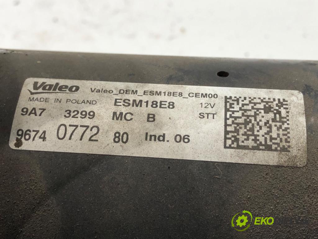 CITROEN C4 PICASSO II 2013 - 2022    1.2 THP 130 96 kW [130 KM] benzyna 2014 - 2022  startér 9674077280 (Startéry)