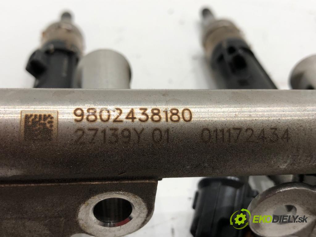 CITROEN C4 PICASSO II 2013 - 2022    1.2 THP 130 96 kW [130 KM] benzyna 2014 - 2022  Lišta vstrekovacia 9802438180 (Vstrekovacia lišta)