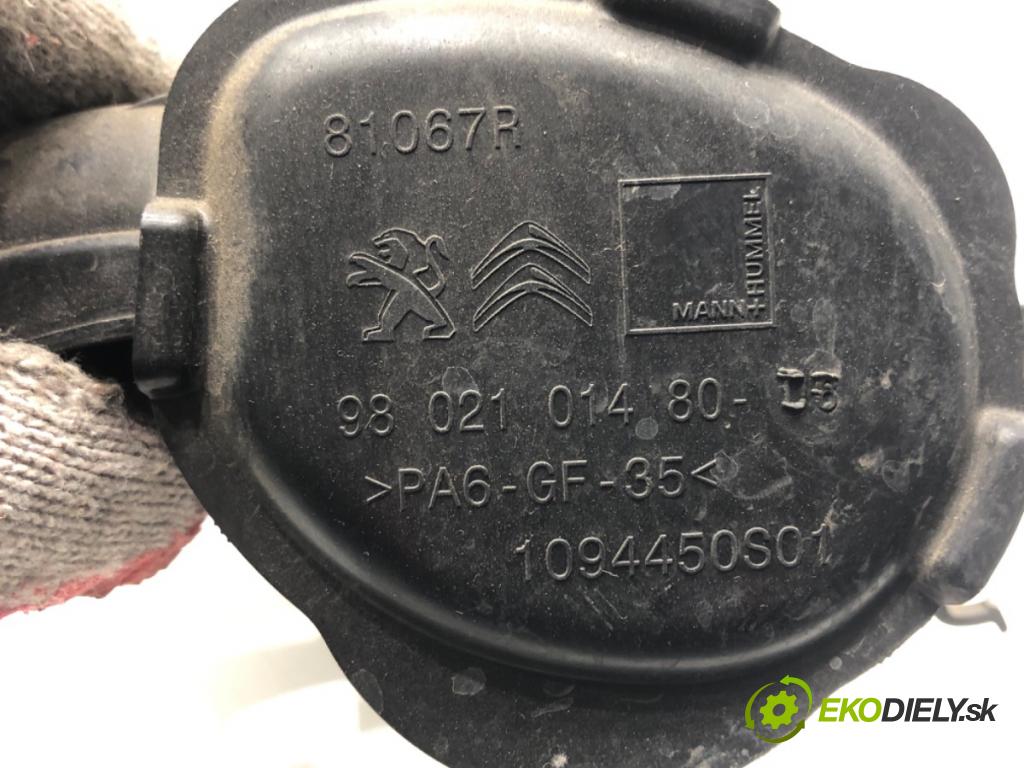 CITROEN C4 PICASSO II 2013 - 2022    1.2 THP 130 96 kW [130 KM] benzyna 2014 - 2022  Potrubie sacie, sanie 9802101480 (Sacie potrubie)