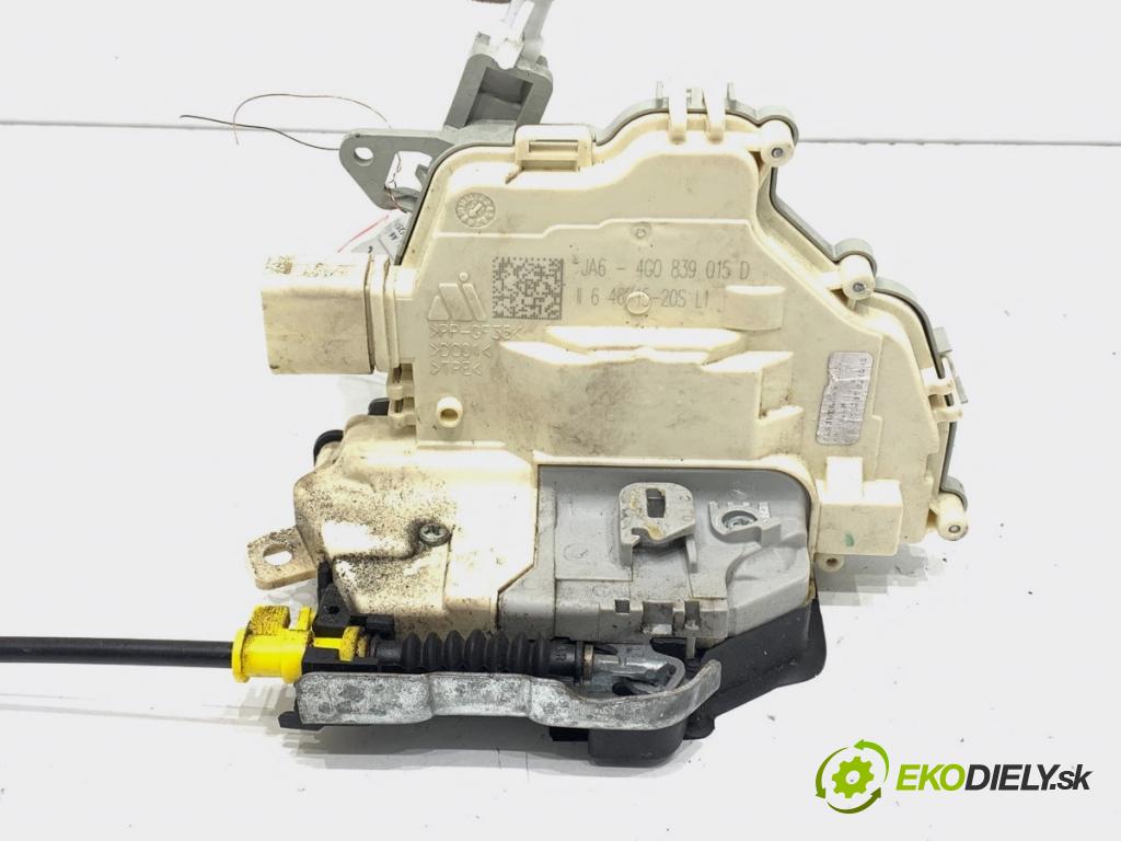 AUDI A6 C7 (4G2, 4GC) 2010 - 2018    2.0 TFSI quattro 185 kW [252 KM] benzyna 2014 - 2018  zámok dveře levý zadní část 4G0839015D