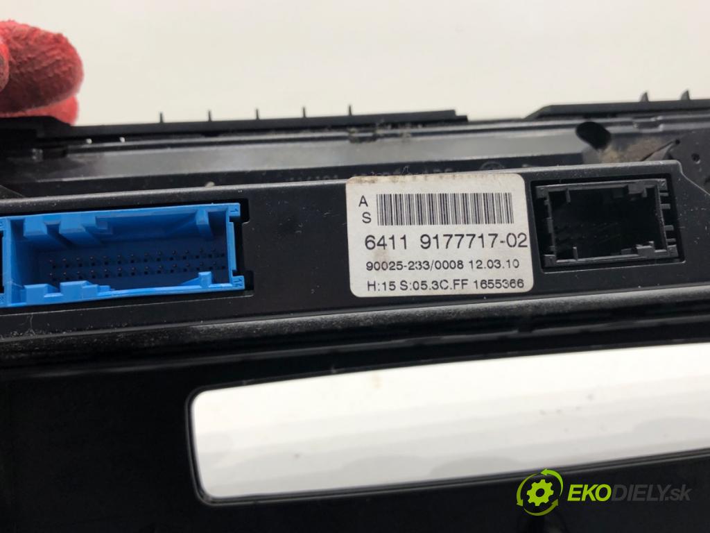 BMW 5 Touring (E61) 2004 - 2010    520 d 130 kW [177 KM] olej napędowy 2007 - 2010  Panel ovládania kúrenia 9177717 (Prepínacie páčky pod volantom)