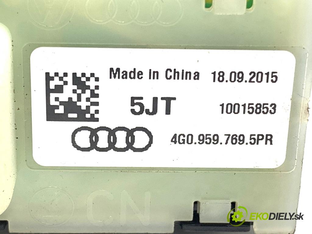 AUDI A6 C7 (4G2, 4GC) 2010 - 2018    2.0 TFSI quattro 185 kW [252 KM] benzyna 2014 - 2018  Prepínač pamäte sedačky 4G09597695PR