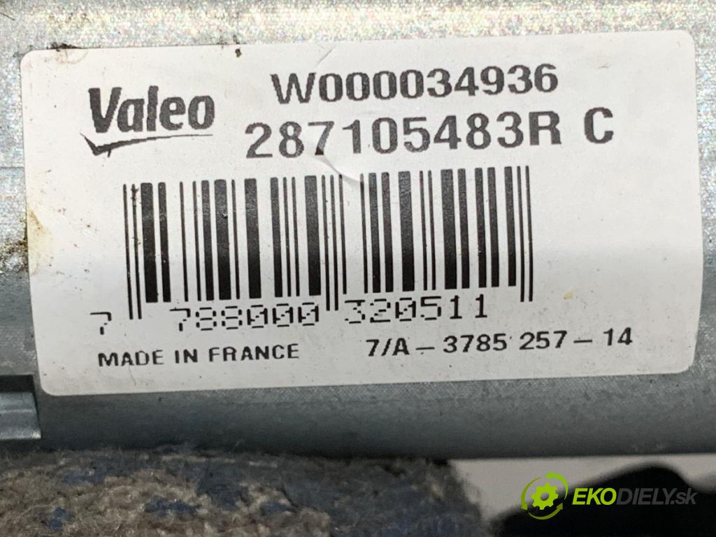 RENAULT CLIO IV Kombi 2014 66 kW 1.5 dCi 90 (KHN3, KHN4) 1461 Motor stieračov zad 287105483R