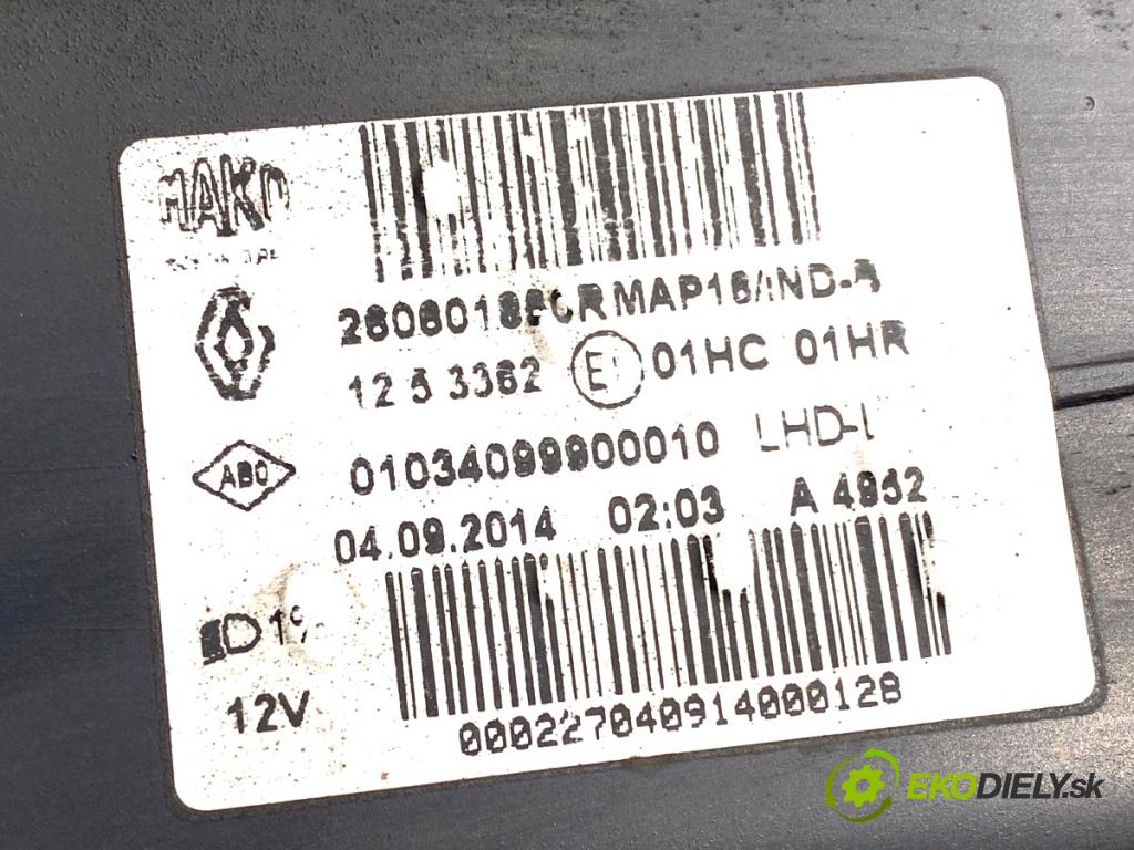 RENAULT CLIO IV Kombi 2014 66 kW 1.5 dCi 90 (KHN3, KHN4) 1461 světlomet levý přední část