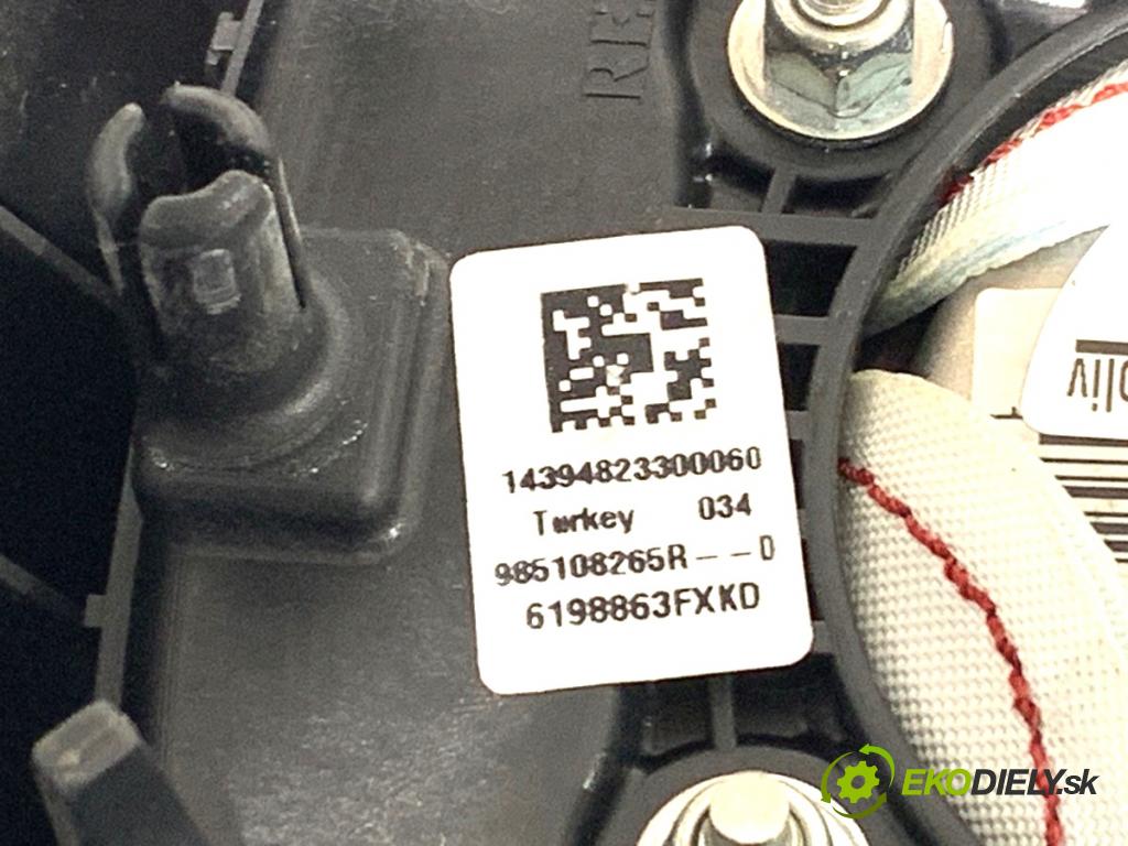 RENAULT CLIO IV Kombi 2014 66 kW 1.5 dCi 90 (KHN3, KHN4) 1461 AirBag volantu 985108265R (Airbag)