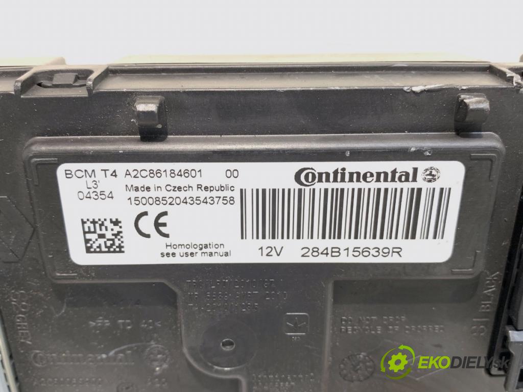 RENAULT CLIO IV Kombi 2014 66 kW 1.5 dCi 90 (KHN3, KHN4) 1461 Modul BCM 284B15639R (Riadiaca jednotka ostatné)