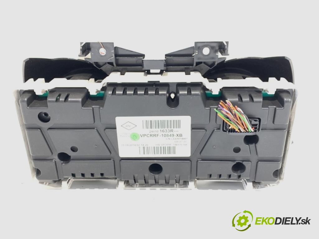 RENAULT CLIO IV Kombi 2014 66 kW 1.5 dCi 90 (KHN3, KHN4) 1461 prístrojovka 248101633R (Přístrojové desky, displeje)