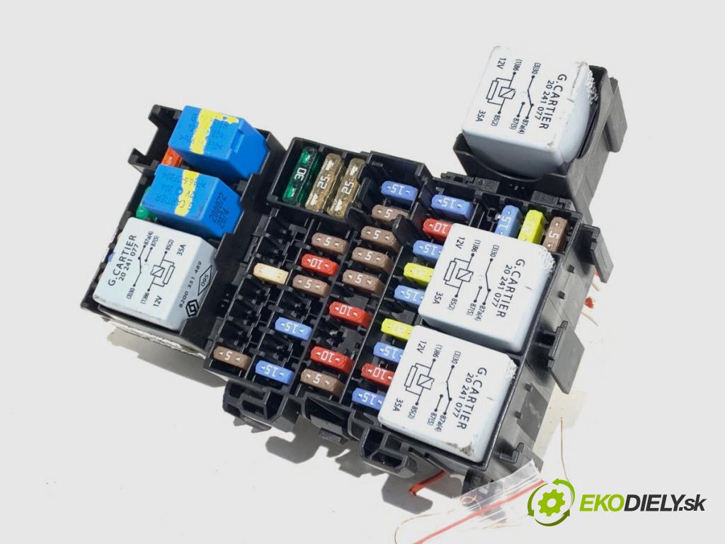 RENAULT CLIO IV Kombi 2014 66 kW 1.5 dCi 90 (KHN3, KHN4) 1461 skříňka poistková 240184574S (Pojistkové skříňky)