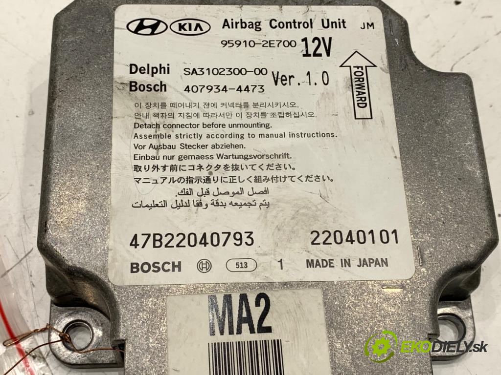 HYUNDAI TUCSON SUV 2004 83 kW 2.0 CRDi 1991 senzor airbag 95910-2E700 (Snímač)