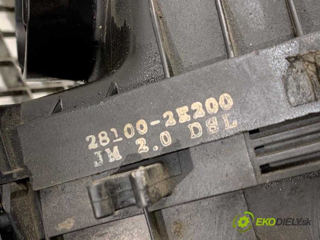 HYUNDAI TUCSON (JM) 2004 - 2022    2.0 CRDi 83 kW [113 KM] olej napędowy 2004 - 2010  Obal filtra vzduchu 28100-2E200 (Obal filtra vzduchu)