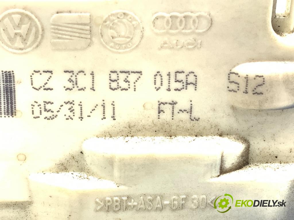 VW PASSAT B7 Variant (365) 2010 - 2015    2.0 TDI 125 kW [170 KM] olej napędowy 2010 - 2014  zámok dveře levý přední část 3C1837015A