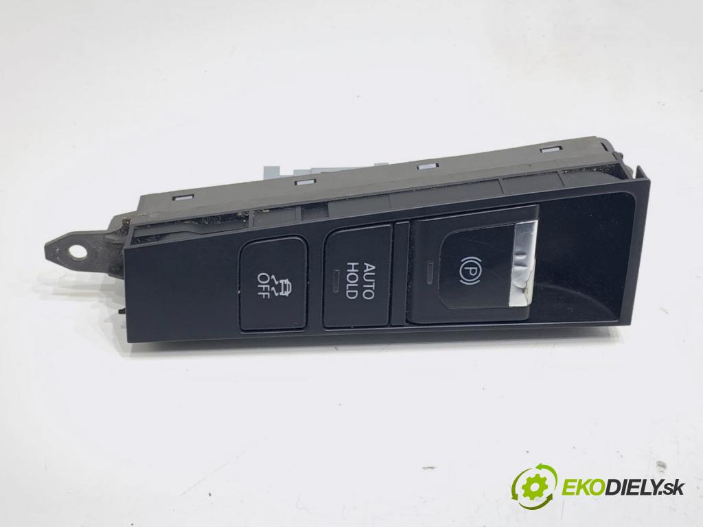 VW PASSAT B7 Variant (365) 2010 - 2015    2.0 TDI 125 kW [170 KM] olej napędowy 2010 - 2014  Spínač brzdy ručnej brzdy 3AB927137 (Prepínacie páčky pod volantom)