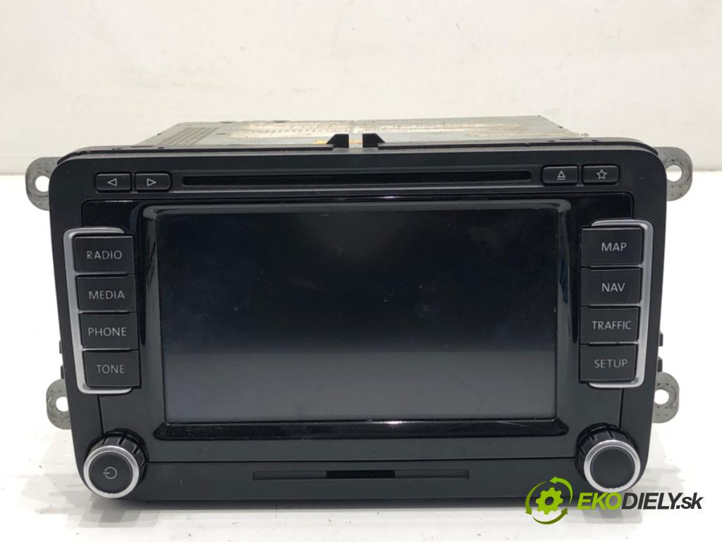 VW PASSAT B7 Variant (365) 2010 - 2015    2.0 TDI 125 kW [170 KM] olej napędowy 2010 - 2014  RADIO Navigácia 1T0035680D (Audio zariadenie)