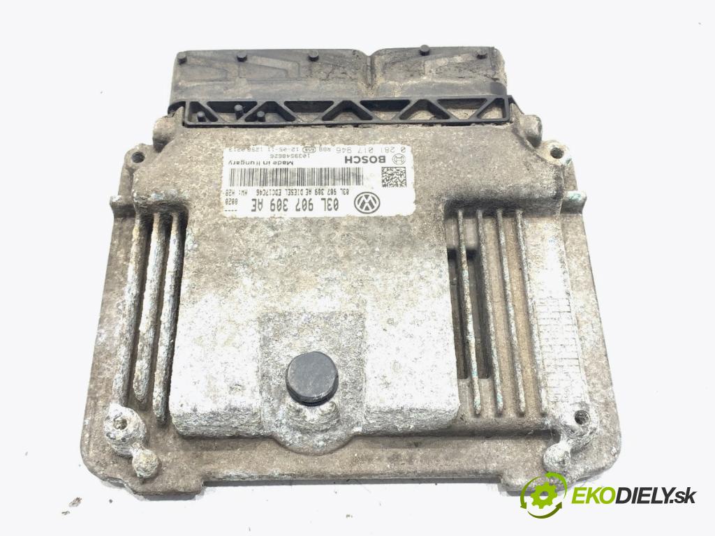 VW PASSAT B7 Variant (365) 2010 - 2015    2.0 TDI 125 kW [170 KM] olej napędowy 2010 - 2014  riadiaca jednotka Motor 03L907309AE (Riadiaca jednotka)