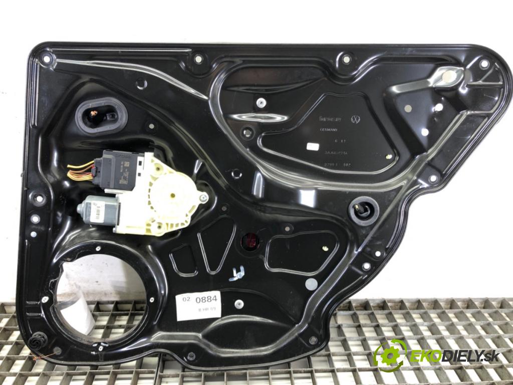 VW PASSAT B7 Variant (365) 2010 - 2015    2.0 TDI 125 kW [170 KM] olej napędowy 2010 - 2014  mechanismus okna pravý zadní část 074226-308 3AF839462
