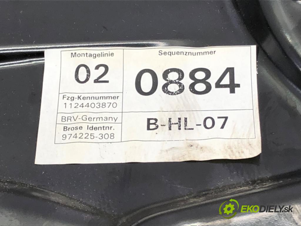 VW PASSAT B7 Variant (365) 2010 - 2015    2.0 TDI 125 kW [170 KM] olej napędowy 2010 - 2014  mechanismus okna levý zadní část 3C0959703