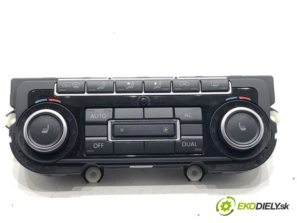 VW PASSAT B7 Variant (365) 2010 - 2015    2.0 TDI 125 kW [170 KM] olej napędowy 2010 - 2014  Panel ovládania kúrenia 5K0907044EA (Prepínacie páčky pod volantom)