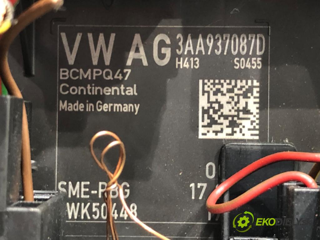 VW PASSAT B7 Variant (365) 2010 - 2015    2.0 TDI 125 kW [170 KM] olej napędowy 2010 - 2014  Modul komfortu 3AA937087D (Modul komfortu)