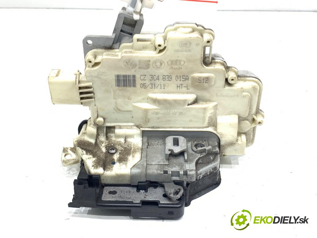VW PASSAT B7 Variant (365) 2010 - 2015    2.0 TDI 125 kW [170 KM] olej napędowy 2010 - 2014  zámok dveře levý zadní část 3C4839015A