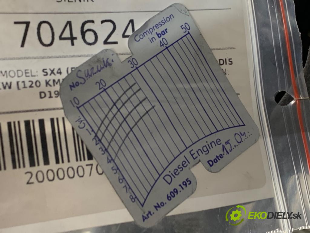 SUZUKI SX4 (EY, GY) 2006 - 2022    1.9 DDiS (RW 419D) 88 kW [120 KM] olej napędowy 2006 - 2022  motor D19AA (Motor)