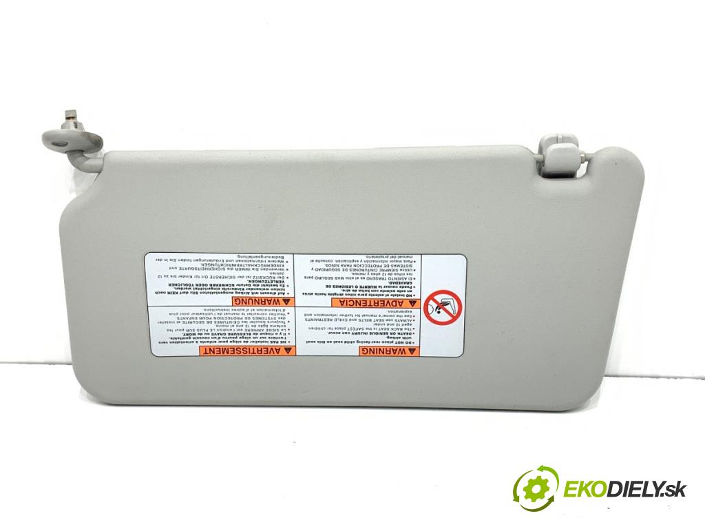 SUZUKI SX4 (EY, GY) 2006 - 2022    1.9 DDiS (RW 419D) 88 kW [120 KM] olej napędowy 2006 - 2022  Clona slnečná pravy