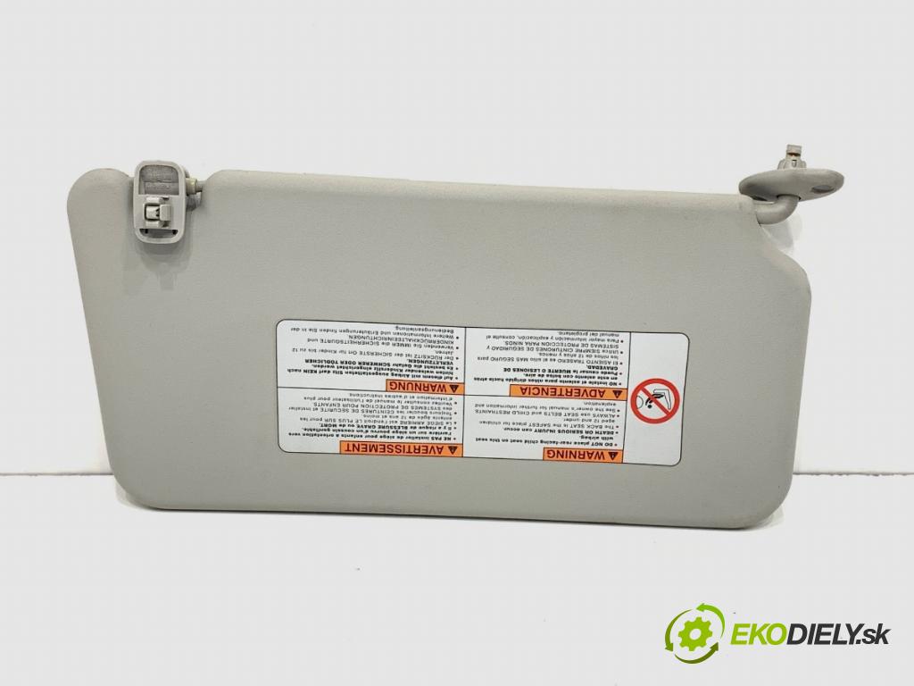 SUZUKI SX4 (EY, GY) 2006 - 2022    1.9 DDiS (RW 419D) 88 kW [120 KM] olej napędowy 2006 - 2022  Clona slnečná ľavy