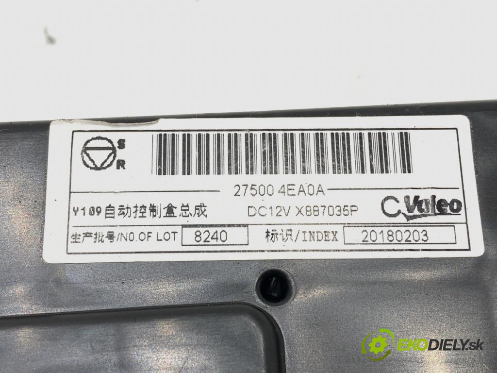NISSAN X-TRAIL III (T32_, T32R, T32RR) 2013 - 2022    1.6 DIG-T (T32) 120 kW [163 KM] benzyna 2015 - 2022  Panel ovládania kúrenia 275004EA0A (Prepínacie páčky pod volantom)